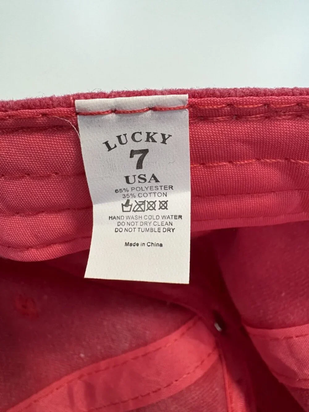Lucky 7 Gulf of America Est. 2025 Hat NWT Vintage Wash UPF 50+ Cap